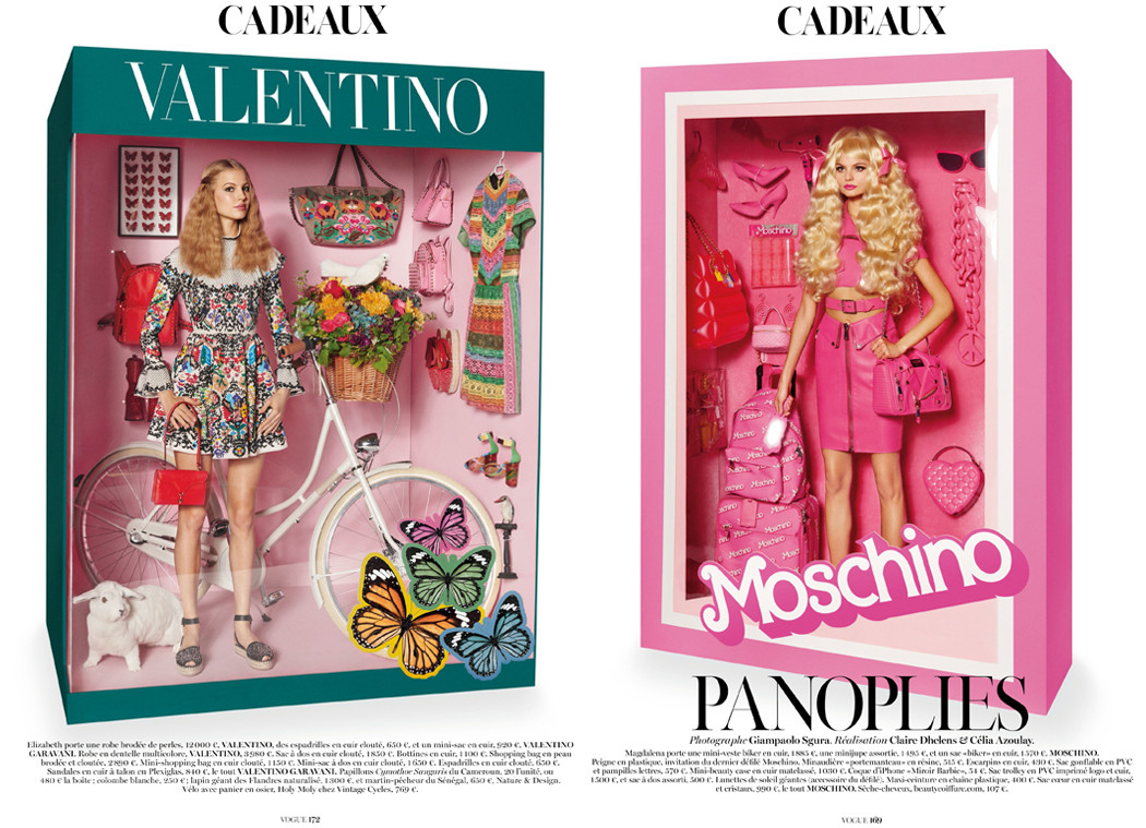Vogue Paris Turns Supermodels into Life Size Barbie Dolls Vogue Paris Turns Supermodels into Life Size Barbie Dolls